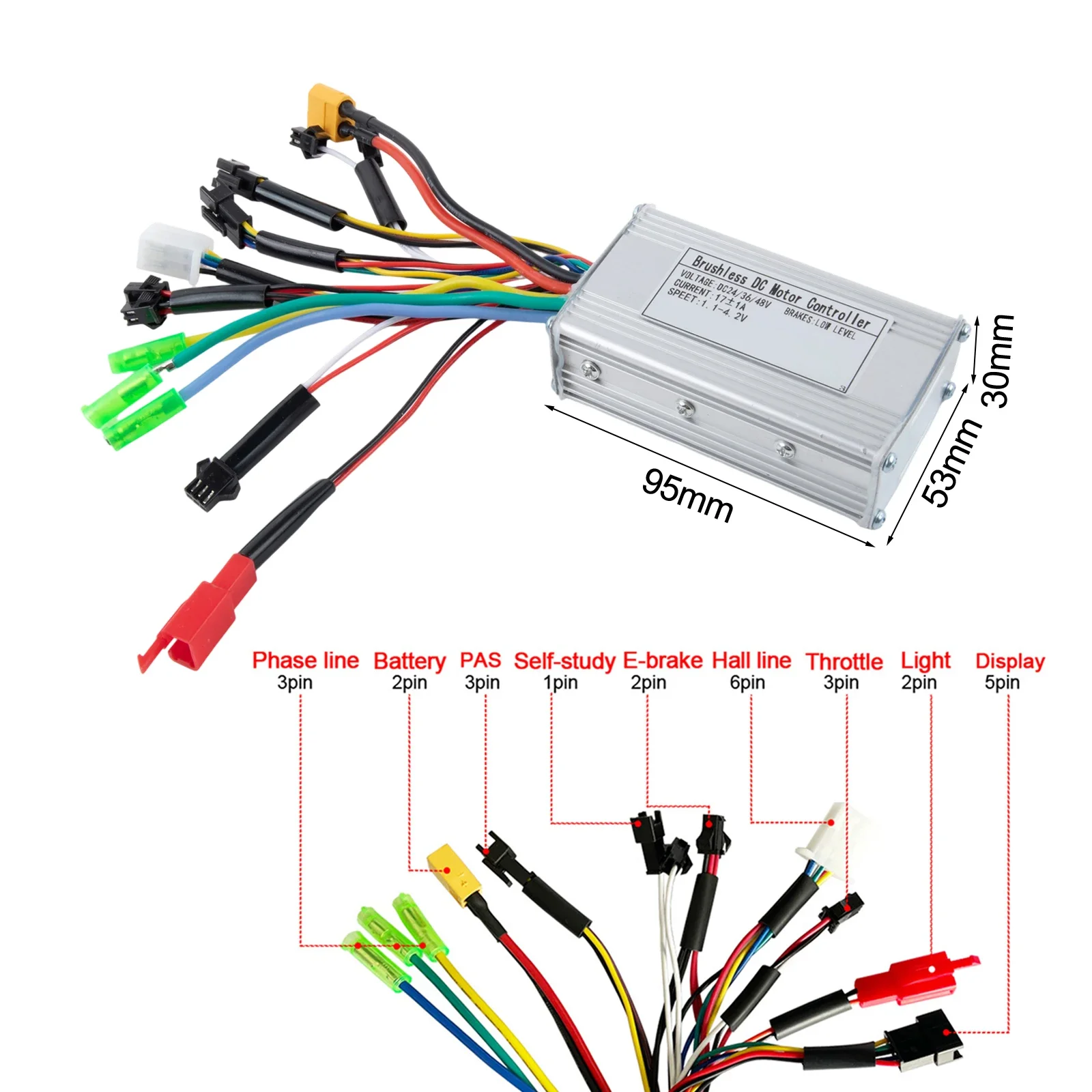 

Electric Bike Controller Supports Multiple Configurations at Both Voltage Levels of 36V and 48V with Advanced Features