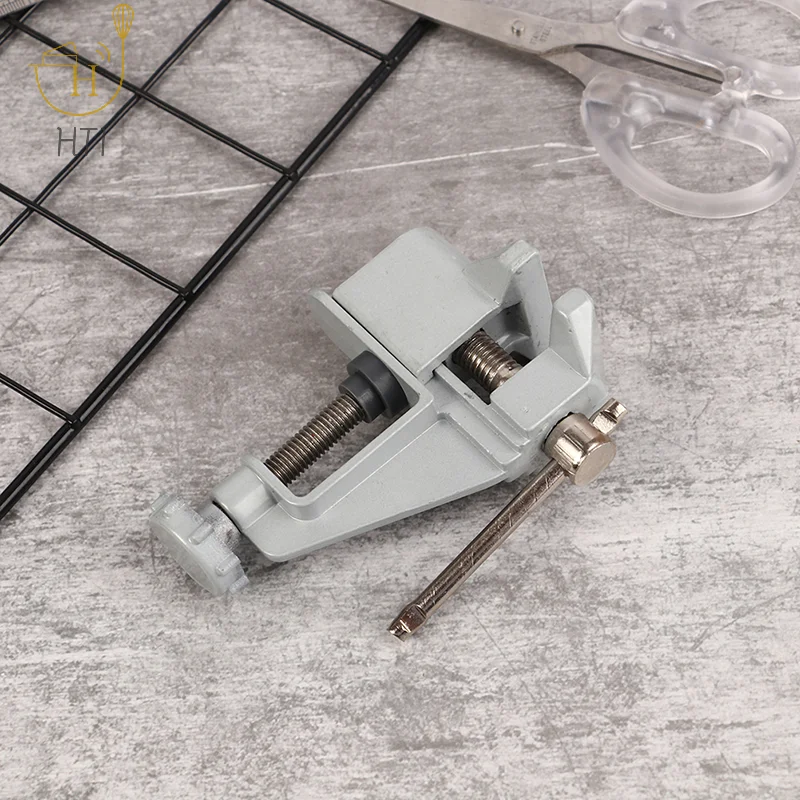 Mini Table Bench Vise Quick Fix Work Clamp Swivel Hobby Craft Repair Tool Jewelers DIY For Cut Bend Hand Tools Clamps