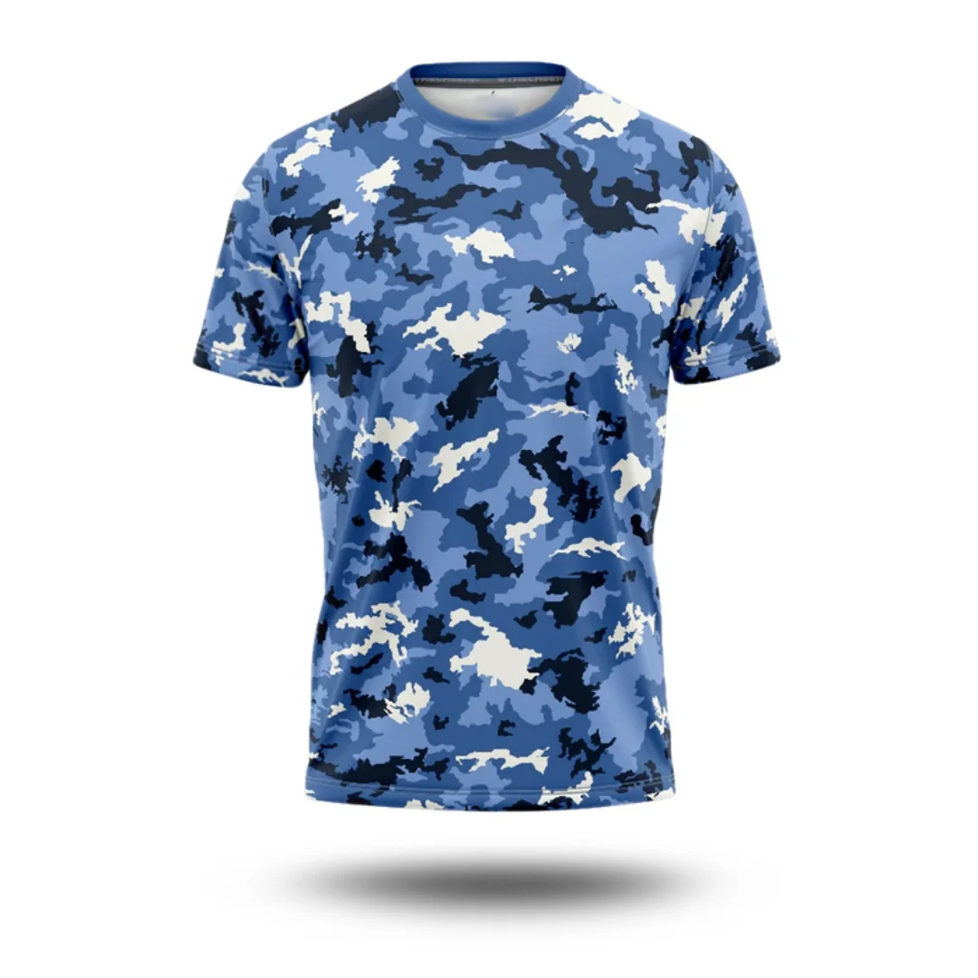 

Футболка из футбольного джерси с камуфляжным принтом 3D-принтом, мужская одежда, дышащие футболки с круглым вырезом, короткий рукав, повседневный бег, повседневный модный топ