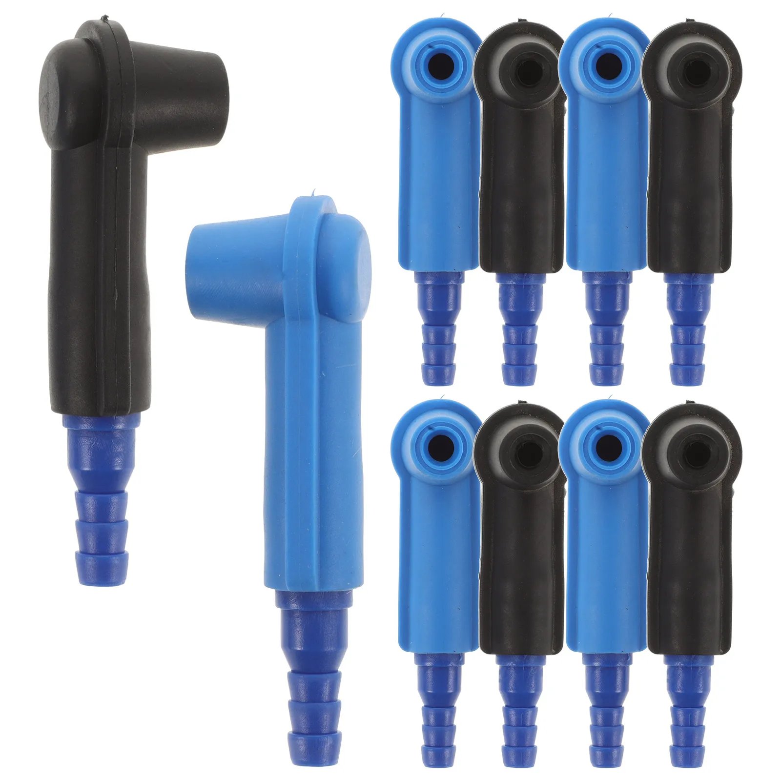 

10Pcs Brake Fluid Replacement Connector Blue Bleeder Adapter for Fast Auto Brake Maintenance and Leak-Free Fluid Change in