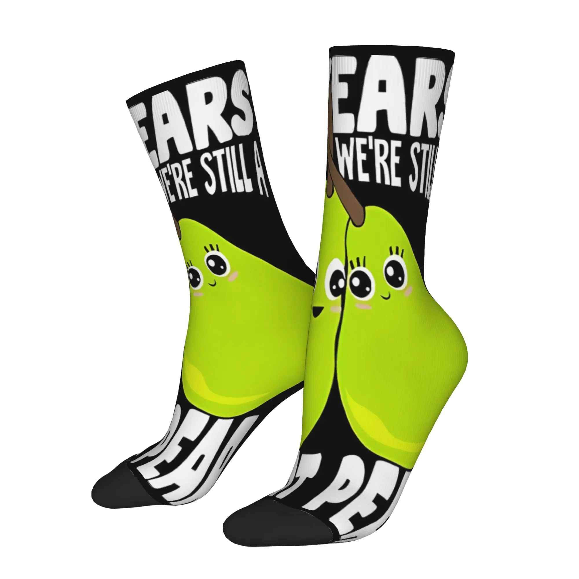 

1 Pair Funny Sock Still A Great Pear 10 Years Later And We're Hip Hop Quality Pattern Printed Men Crew Socks Novelty Men's Socks