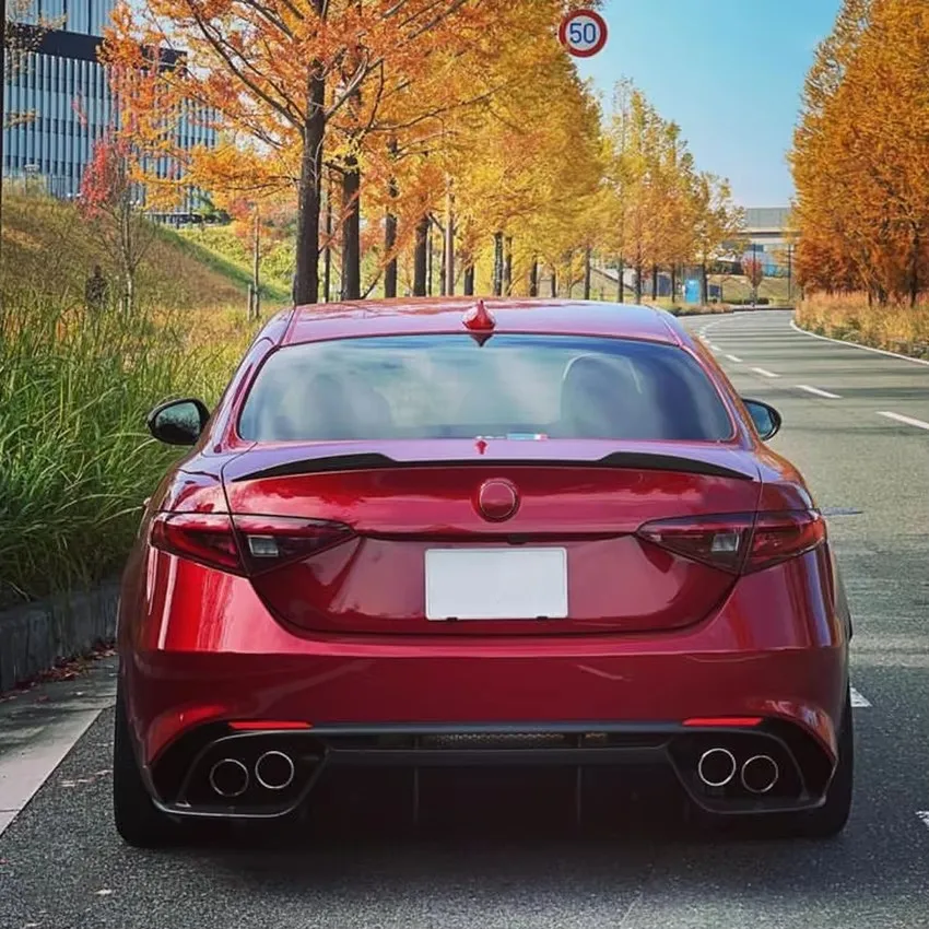 Alerón Trasero para Alfa Romeo Giulia Sedán 2015-2023, Alerón de Techo, Alerón de Maletero, Accesorios para Carrocería