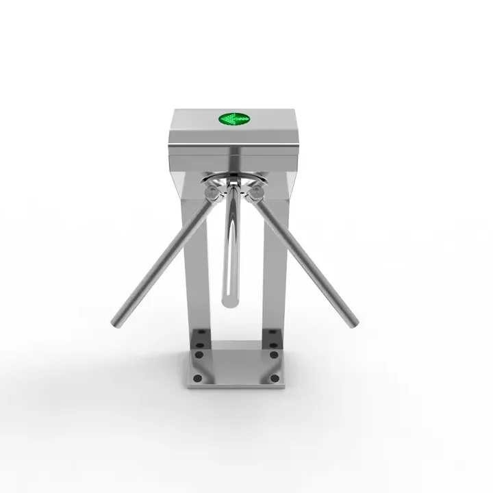 Zento-Tech Crowd Control Rotary Three-Arm Face Recognize Biometric Access Control Barrier Turnstile Gate