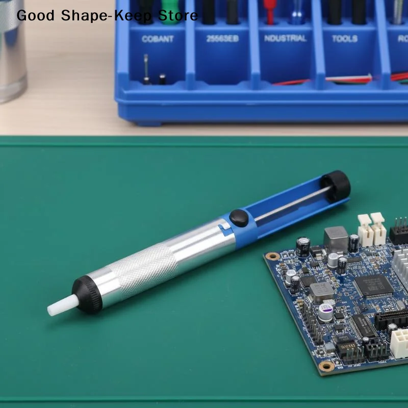 

Desoldering Pump Aluminum Solder Sucker Pen Portable Hand Welding Tool for Quick Solder Removal Repair Home Workshop Equipment