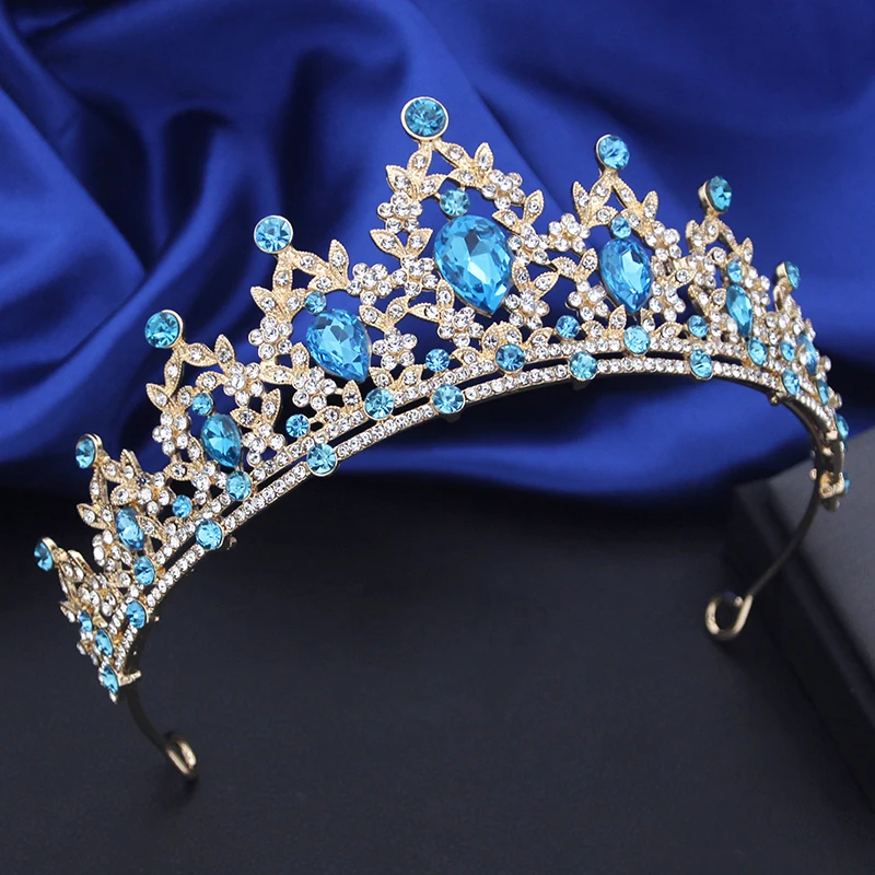 Luxury Princess Crown for Girls Bride diademi Royal Queen Bridal Wedding Crown accessori per gioielli per capelli