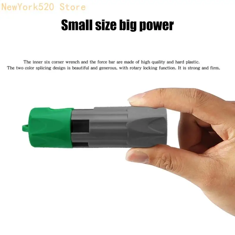 N84C Robusta e portátil Hellow Handle Handle Tool Tool para armazenamento conveniente