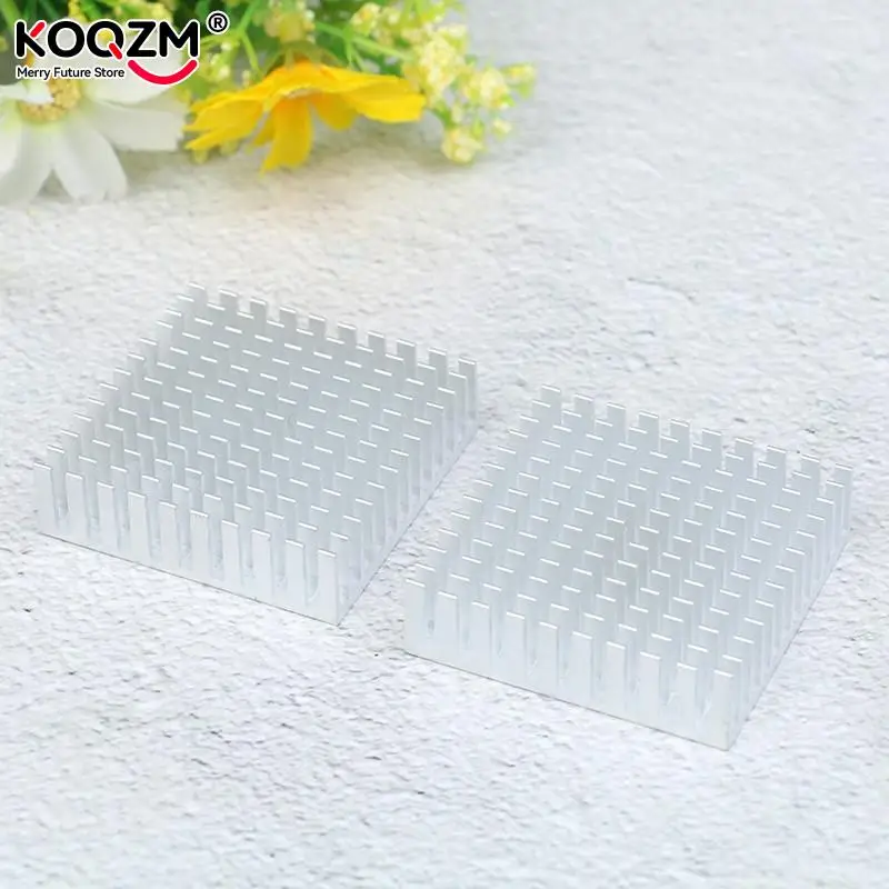 2pcs Aluminum Heatsink Heat Sink Radiator Cooling Cooler For Electronic Chip IC LED Computer 