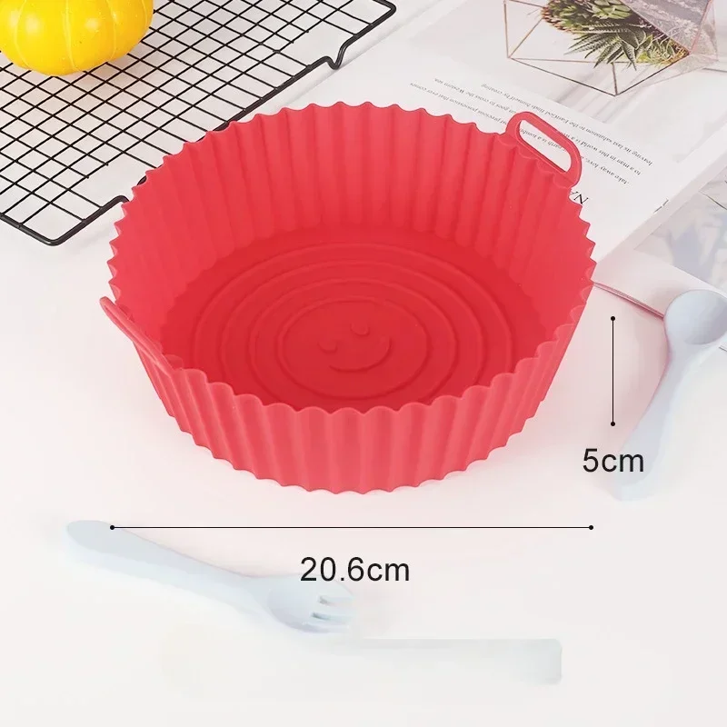 Grilles en silicone pour friteuse à air carrée, outil de cuisson de gâteaux, polymères spéciaux, accessoire de cuisine domestique, qualité