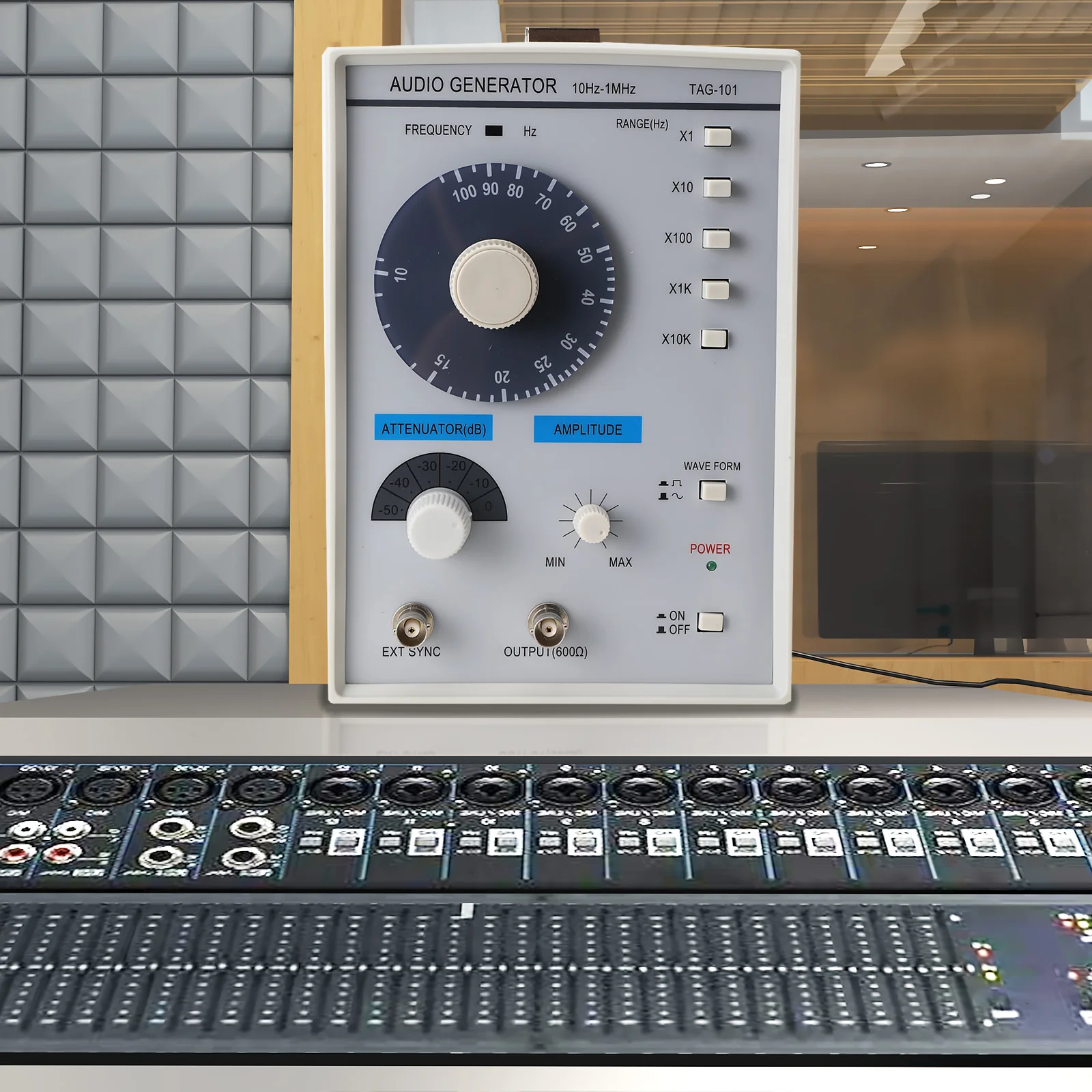 TAG-101 مولد إشارة عالي التردد مصدر إشارة 10 هرتز-1 ميجا هرتز تردد تردد الراديو مولد نبضات عالي الدقة