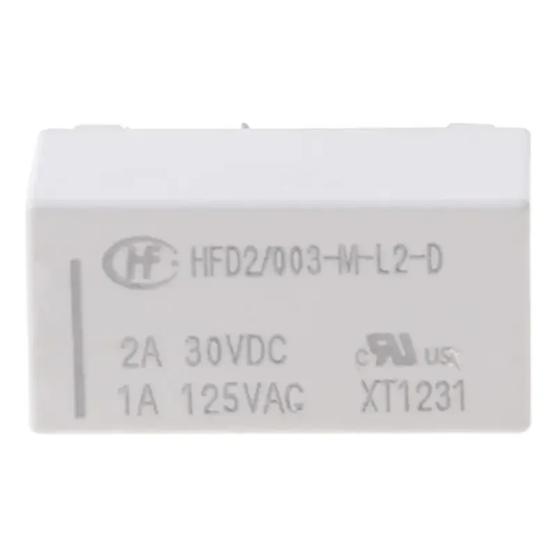 HFD2-003-M-L2-D Double In-line Single Coil รีเลย์ 10 Pin 3V Coil Bistable Latching Micro Mini รีเลย์ติดตั้งง่าย