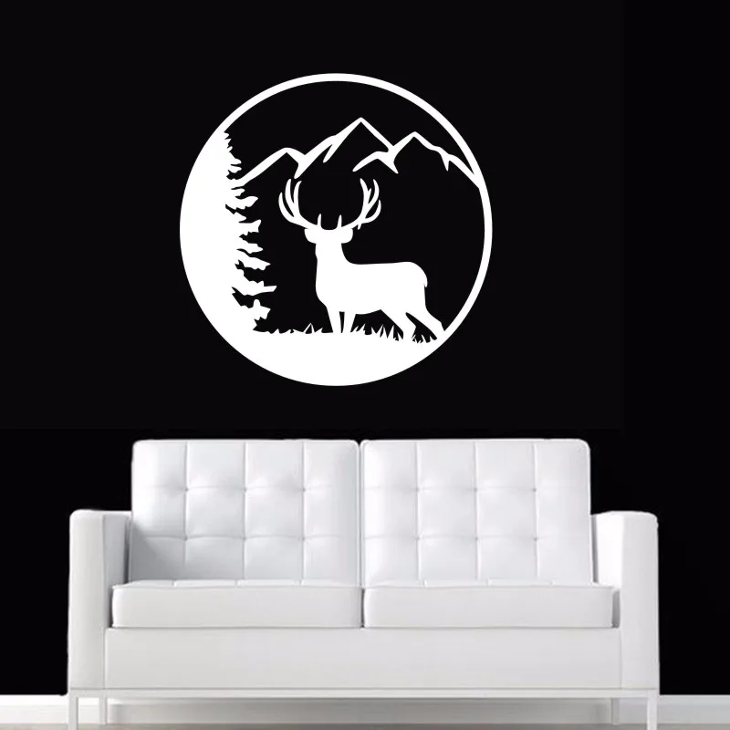 Hunt Buck Wall Decal Hunting Club Car Sticker Hunter Car Window Vinyl Funny Poster