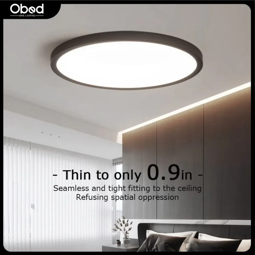 

Modern LED Ceiling Lamp APP Remote Control Dimming 20 Inch Large-sized Lamp Living Room Bedroom Kitchen Ultra-thin Ceiling Light