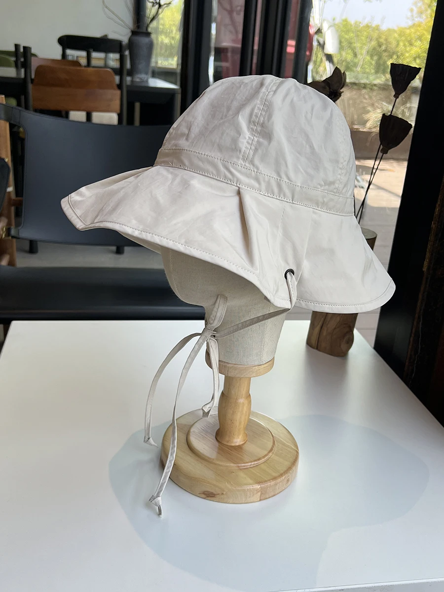 

Quick-drying sunscreen hat women's summer sun hat eaves breathable folding bucket hat
