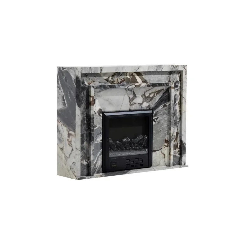 

Turkey marble simulation fire intelligent firepl ace so lid wood storage