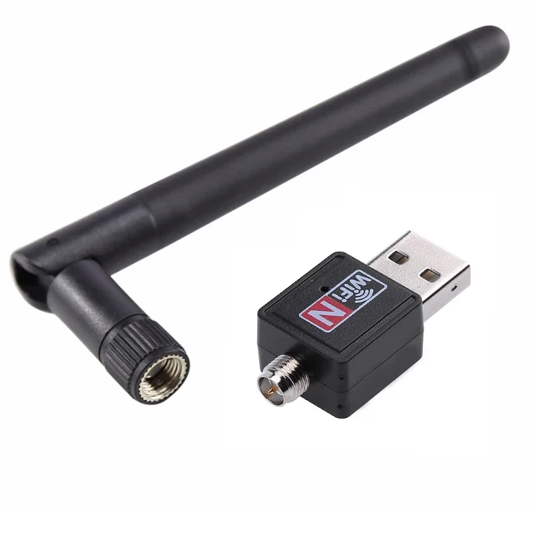 300Mbps 2.4GHz USB WiFi Dongle Wireless Network Card Receiver Adapter With Antena For Laptop Desktop PC Computer