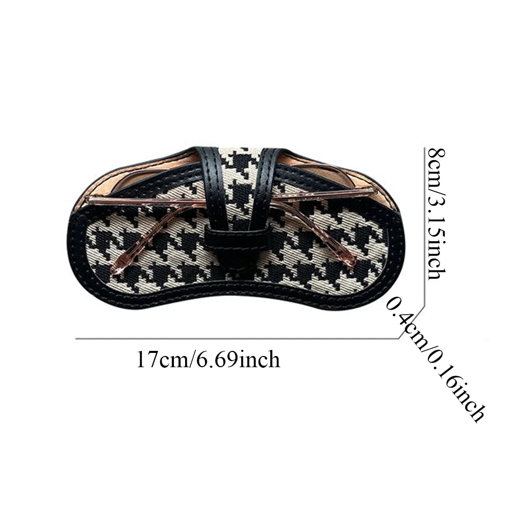 حقيبة نظارات جلدية ناعمة حافظة نظارات شمسية صلبة حقيبة تخزين نظارات بسيطة صندوق نظارات شمسية محمول حافظة نظارات 2024 #6