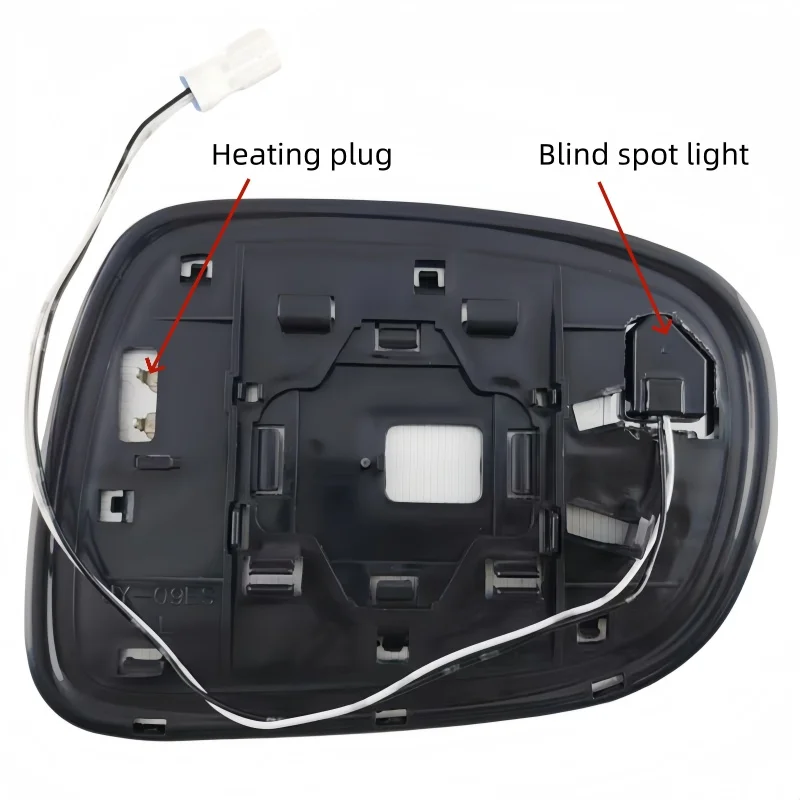 Blind Spot Side Mirror Glass for Lexus 2009-2012 ES IS 250 350 300h replace rearview heating auto replace part