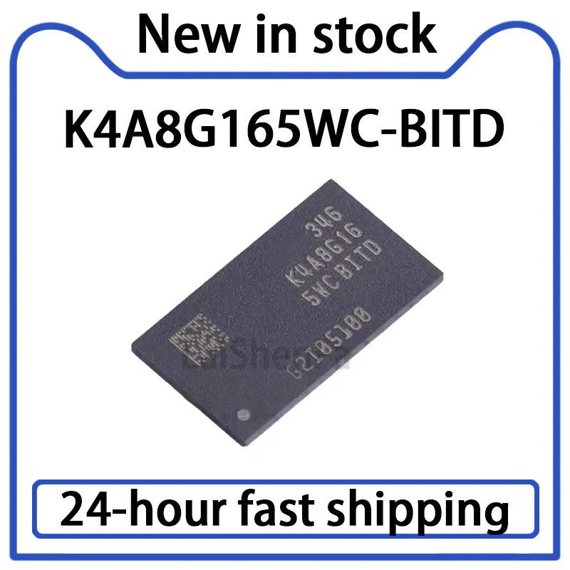 1PCS K4A8G165WC-BITD K4A8G165WCBITD BGA-96 New Ball Grid Array Random Access Memory Chip in Stock