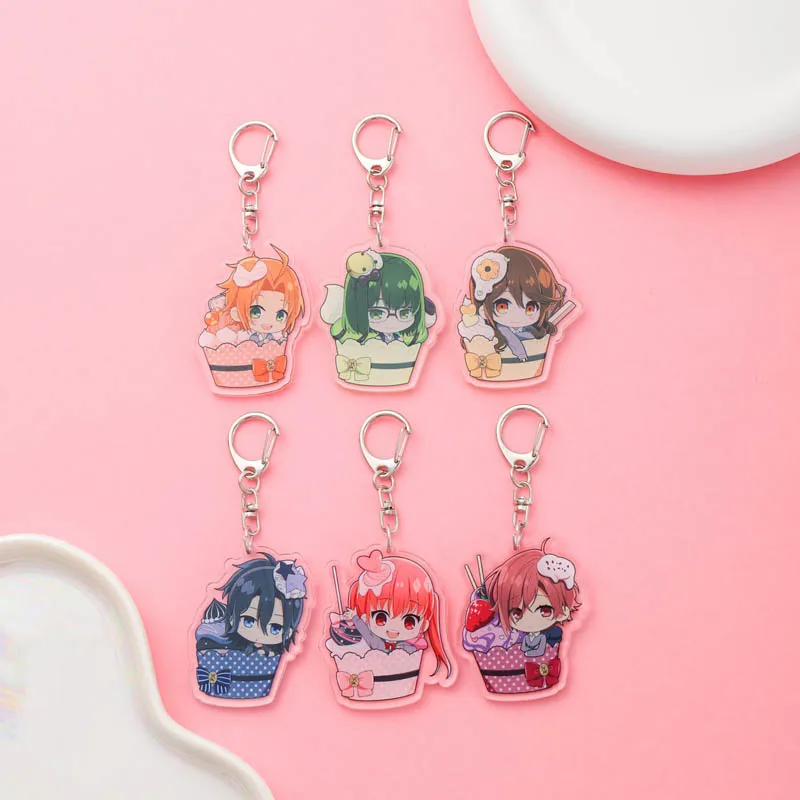 Anime Hori san to Miyamura kun Acrylic Keychain Accessaries Cartoon Funny Bag Pendant Charm Car Cute Keyring Friends Fans Gifts