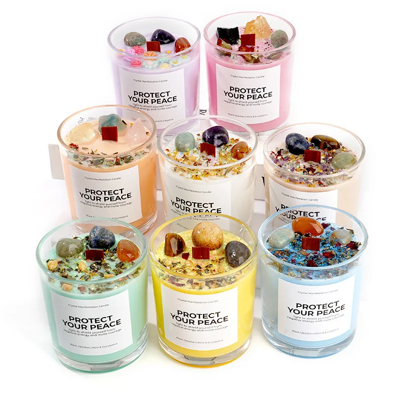 Candela profumata Candela per aromaterapia Candela fatta a mano in cera di soia per regalo souvenir rilassante antistress profumato per la casa