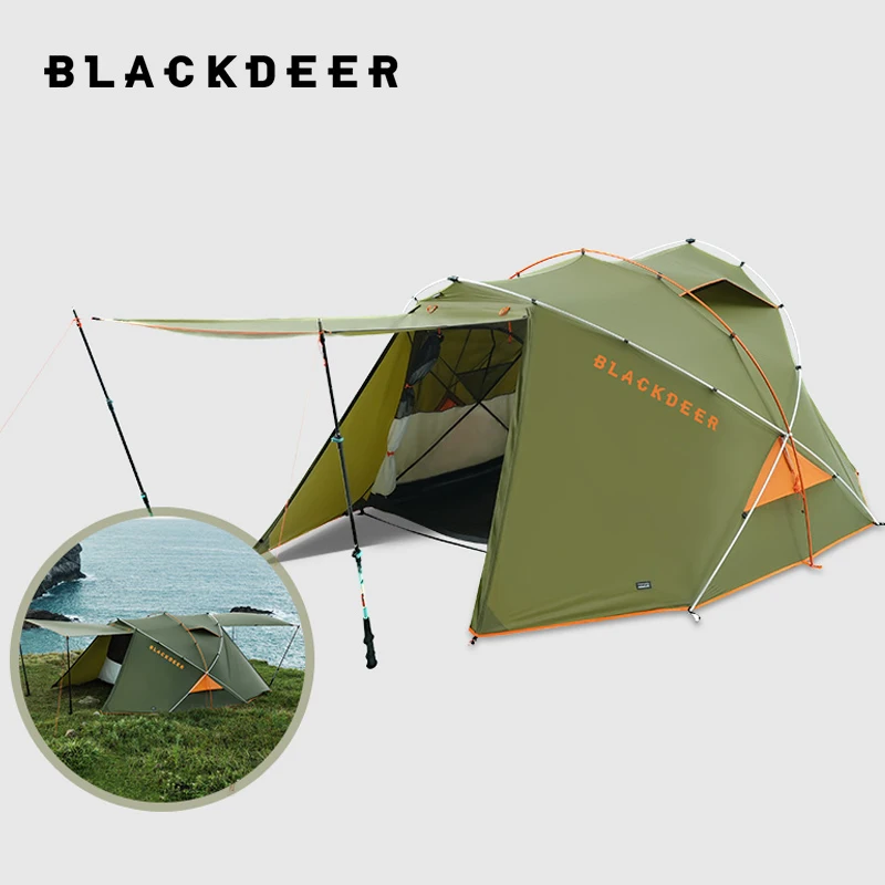 BLACKDEER Double DAC Tent ABJL Joint Backpacking Tent For Hiking Trekking 3 Seasons Rainproof Tent Double Camping Overnight