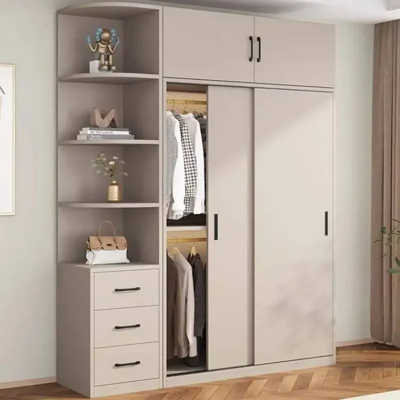 

Wooden Modern Wardrobe Storage Clothes Luxury Organization Wardrobe Drawers Nordic Ropero Armable De Ropa Bedroom Furniture