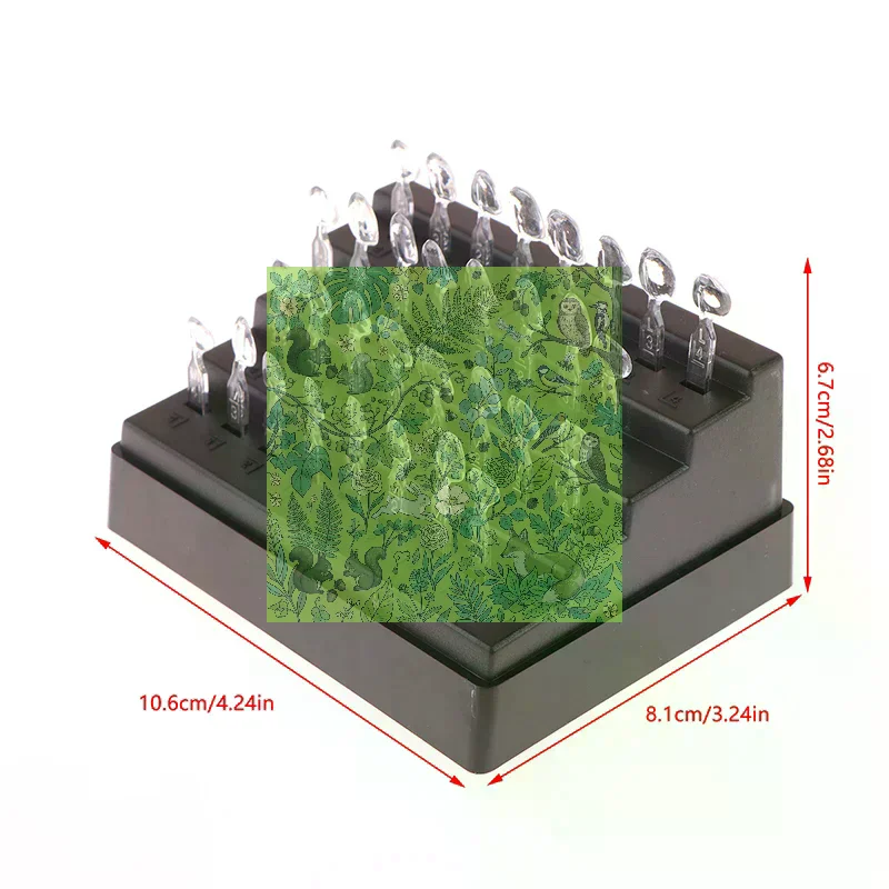 32pcs/set Dental Veneer Mould Kit Dental Direct Composite Venner System Composite Resin Mold Light  AnteriorTeeth Mould
