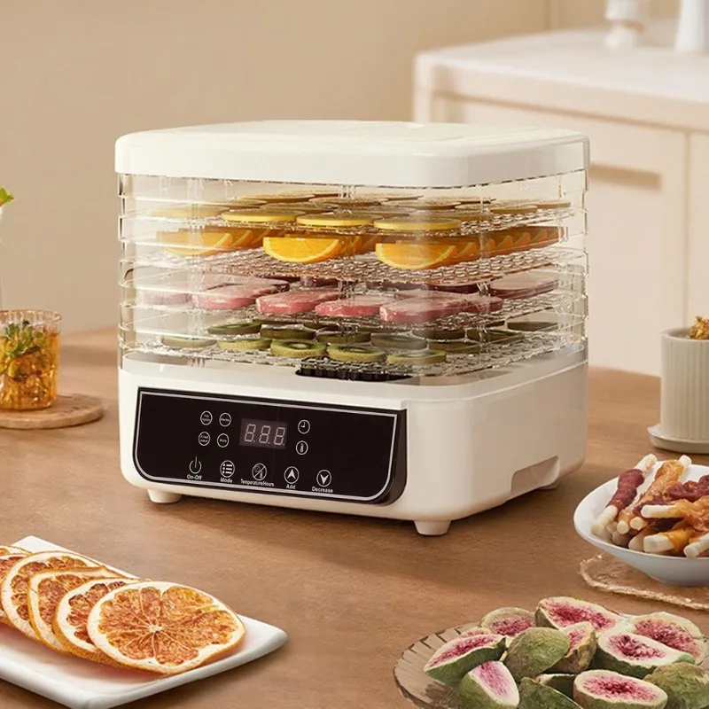 【ESSENTIALS 】Food Dehydrator-5-Tier Electric Fruit& Vegetable Dryer With Smart Touch Control For Fruits, Vegetables, Meat, Snack