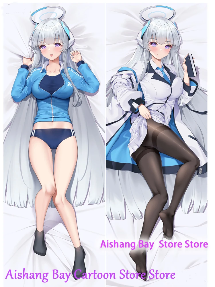 

Подушка Наволочка Аниме Dakimakura, синие архивные шорты для тренажерного зала, двусторонний принт, украшение тела в натуральную величину