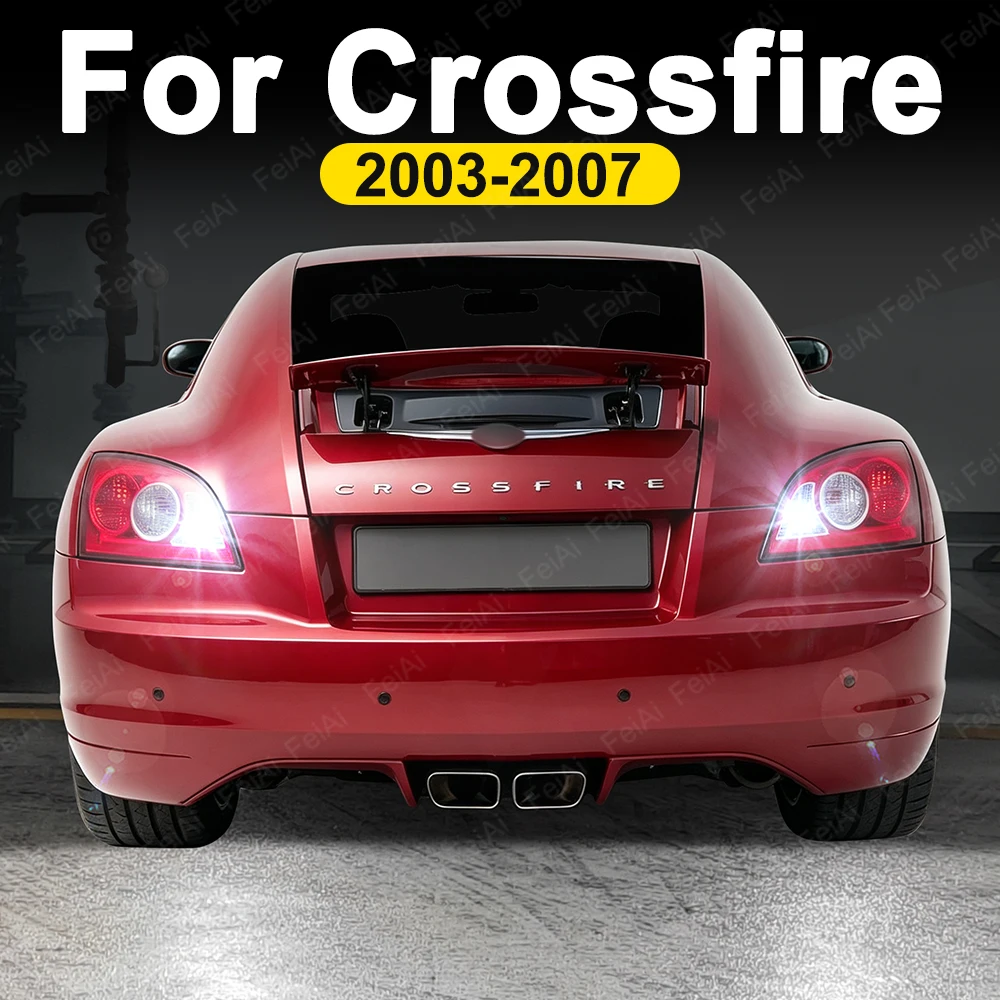 For Chrysler Crossfire Reverse Lights LED Backup Bulb Reversing Light 2003 2004 2005 2006 2007 Crossfire Accessories White Flash