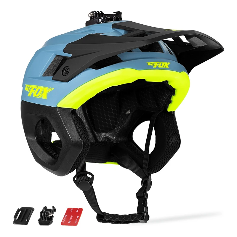 

BATFOX mountain impact-resistant bicycle ear-protection helmet all-in-one cycling helmet for both men and women bike safety cap