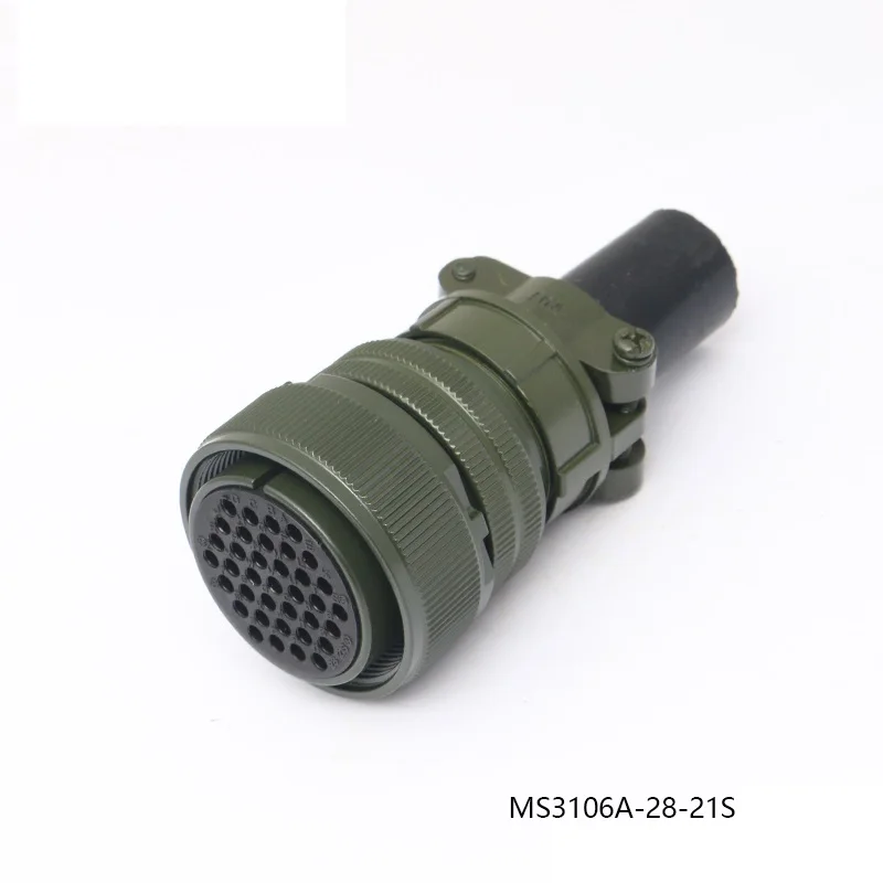 MS5015 MS3106 MS3102 MS3100A MS3101A 28-21S 28-21P 28-21 37 Core Pin 37P U.S. Military Standard Aviation Plug Connector Socket