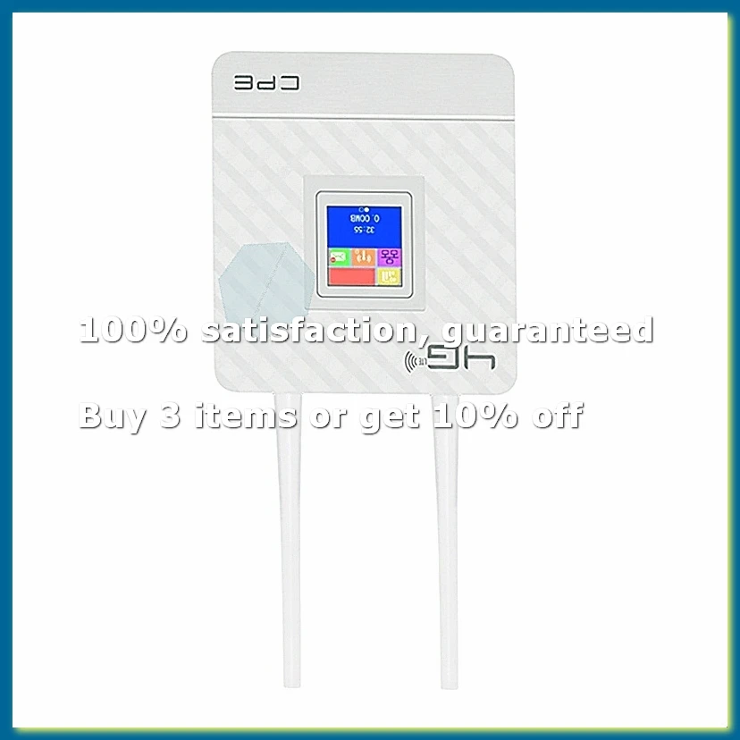 A82Z-4G Sim Card Router 300Mbps CPE903 Wifi Modem LTE CPE WAN/LAN Port Mobile Hotspot with 2 5dBi Antennas SMA