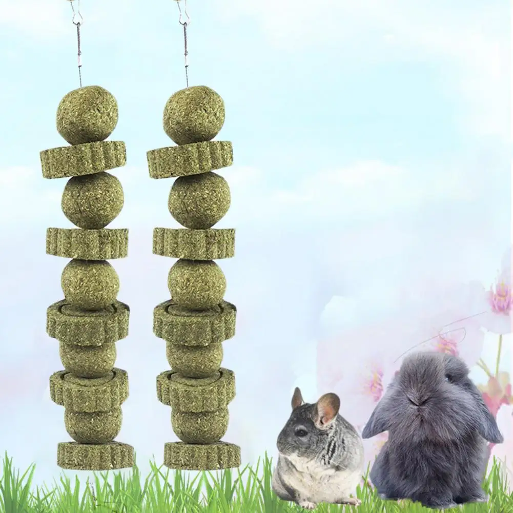 Eco-friendly Bunny Chew Toy Playing Toy No Additives Cage Accessories Hamster Snack Toy Emotional Comfort