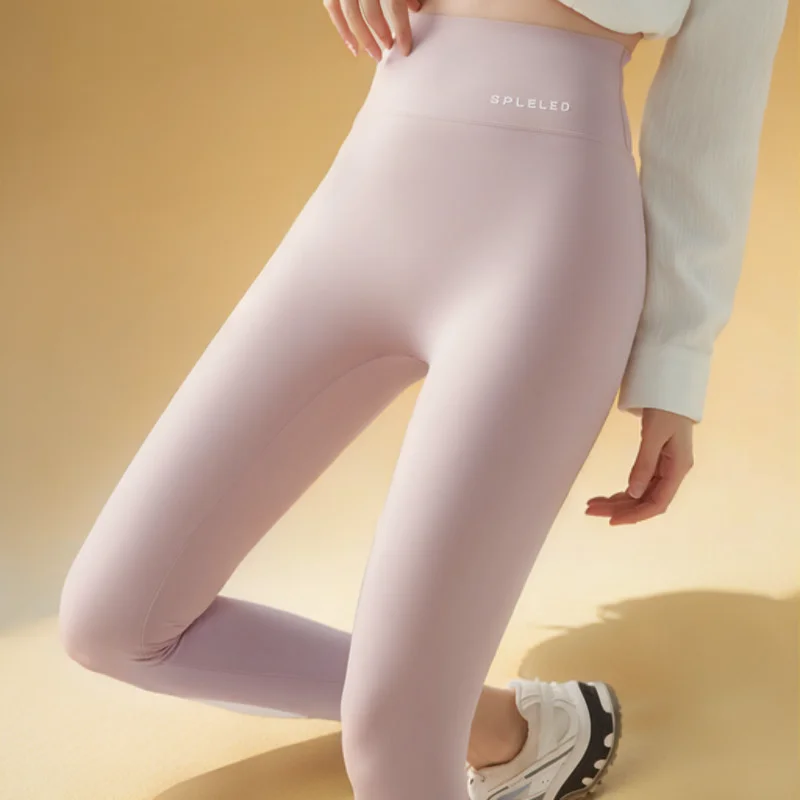 طماق النساء Pantalones الربيع لامعة سوداء السيدات حجم كبير بسيط يوميا مضلع متجمد غسل المياه جيوب الجانب شبكة النسيج