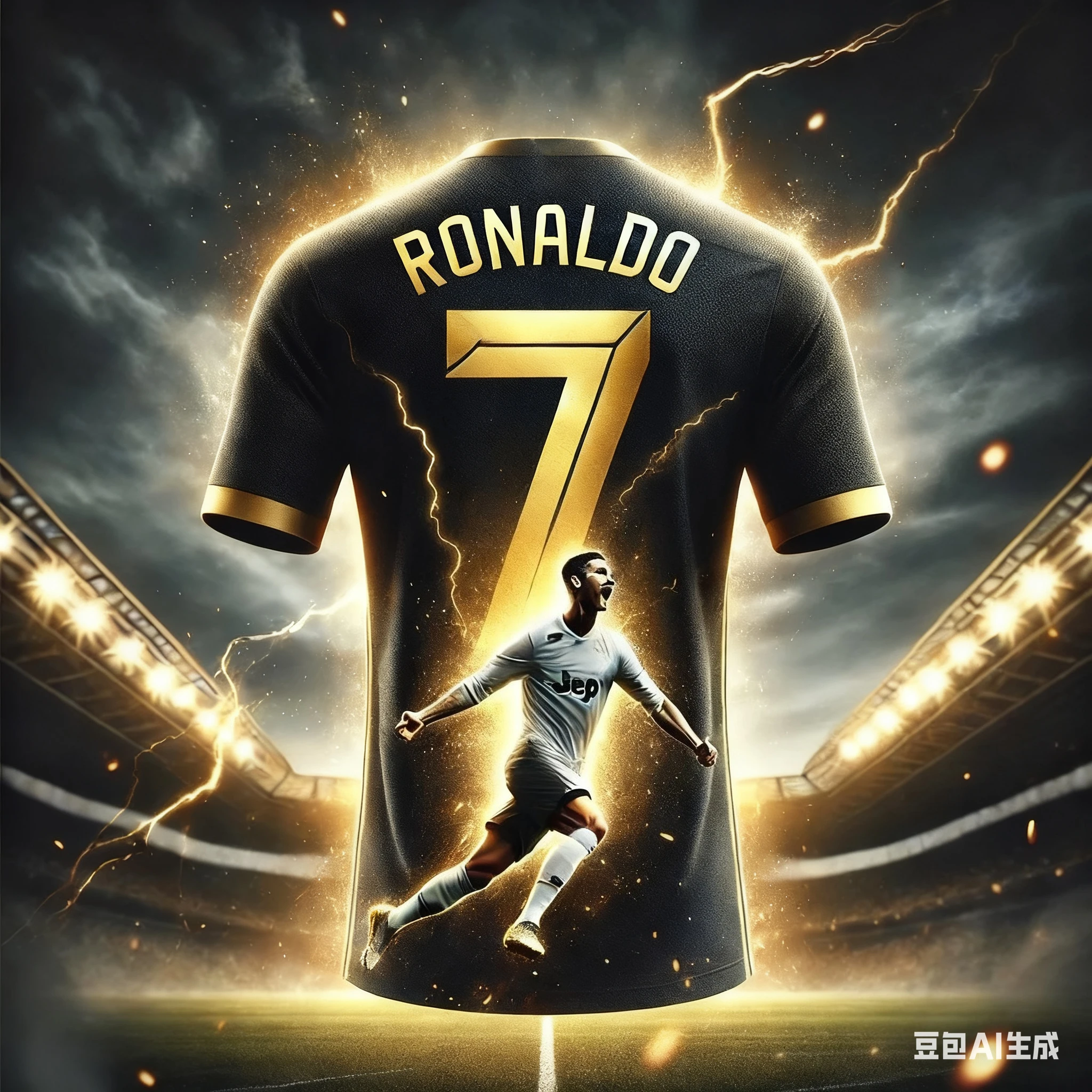 

2026 Cristiano Ronaldo Football T-shirt Men's Fan Commemorative Edition Jersey Fashionable Casual Daily Breathable Sports Top