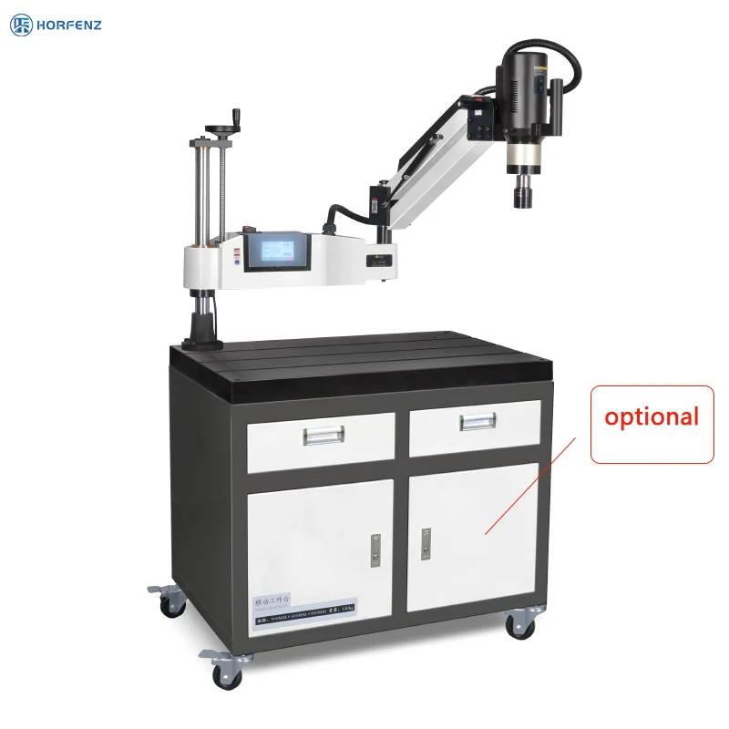 Workshop Warrior: M6-M36 Auto Tapping with PLC & 360° Arm - 220V Servo Motor Electric Threading for Cast Iron/Stainless Steel