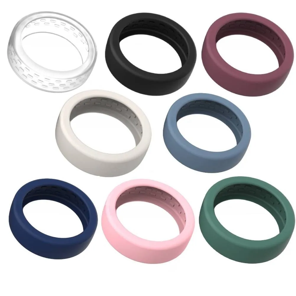 Silicone Covers for Oura Ring 5 8-Pack Offers Snug Fit Lightweight Feel and Reliable Protection During Movement