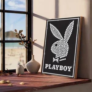 Sexy Girl P-P-Playboy Magazine Kunstplakat, Whitepaper-Drucke, Leinwandkunstwerk, ästhetische Kunst, Wandmalerei 12 Hauptverkäufe sexy Bild - №11