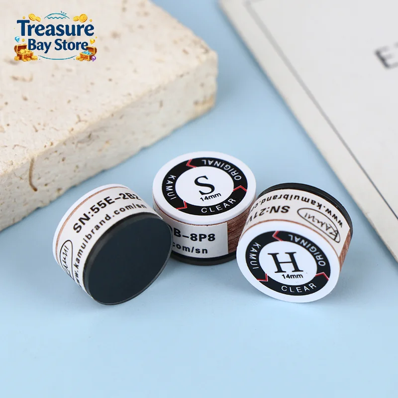 14mm  Billiard Pool Cue Tip SS/S/M/H Snooker Tip Billiard Pool Cue Tips Billiard Cue Stick Tips Snooker Billiard Accessories