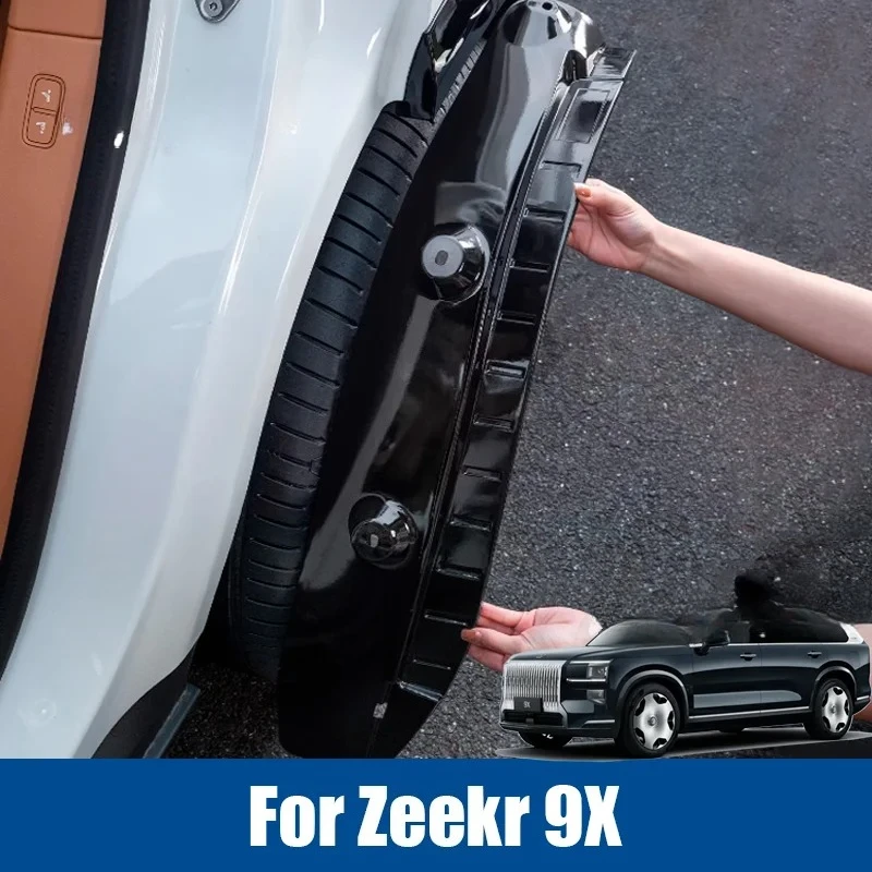 Für Zeekr 9X 2025 2026 Auto Vorder- und Hinterrad Innen-Spritzschutz Kotflügel Schmutz- und Sandschutz Abdeckung Auto-Schutz Dekorationszubehör