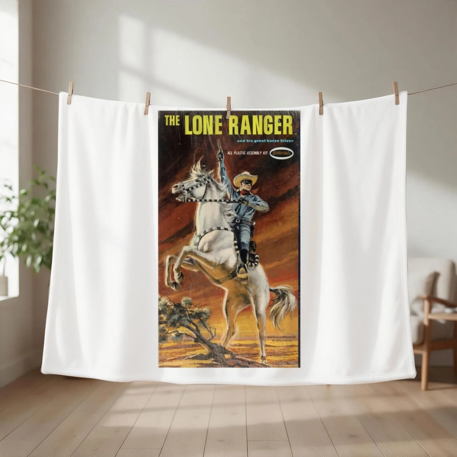 Lone Ranger Throw Blanket