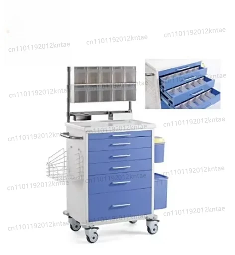 Medical treatment cart, resuscitation cart, multi-functional delivery cart for medication, iv infusion, and emergency care