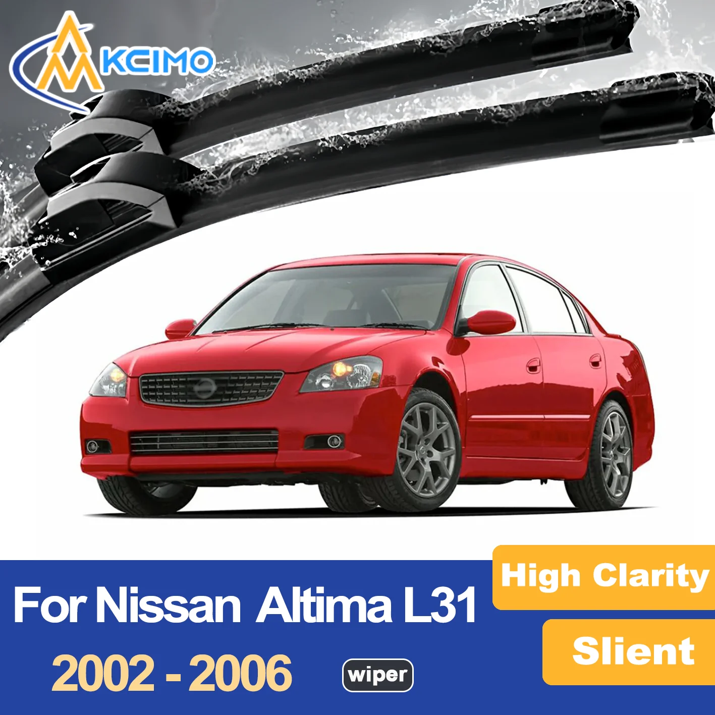 

Premium Wiper Blades for Nissan Altima L31 2002-2006 Streak Free Durable Clear Visibility