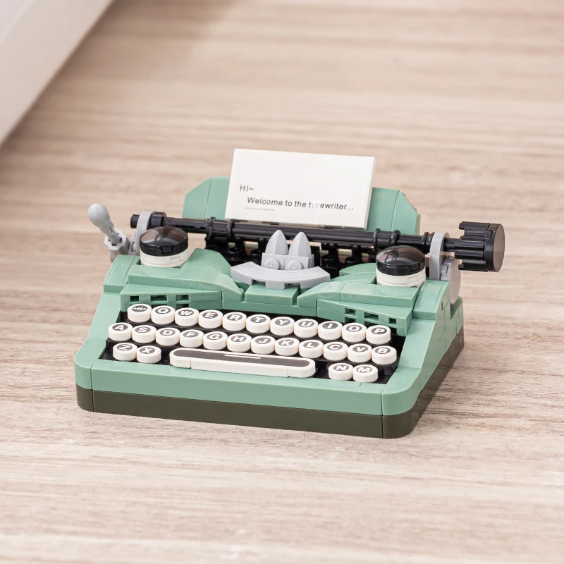 LOZ Retro 223PCS Mini Impresora Mecánica de Partículas, Decoración de Paisajes, Bloques de Construcción para Niños, Juguetes Educativos