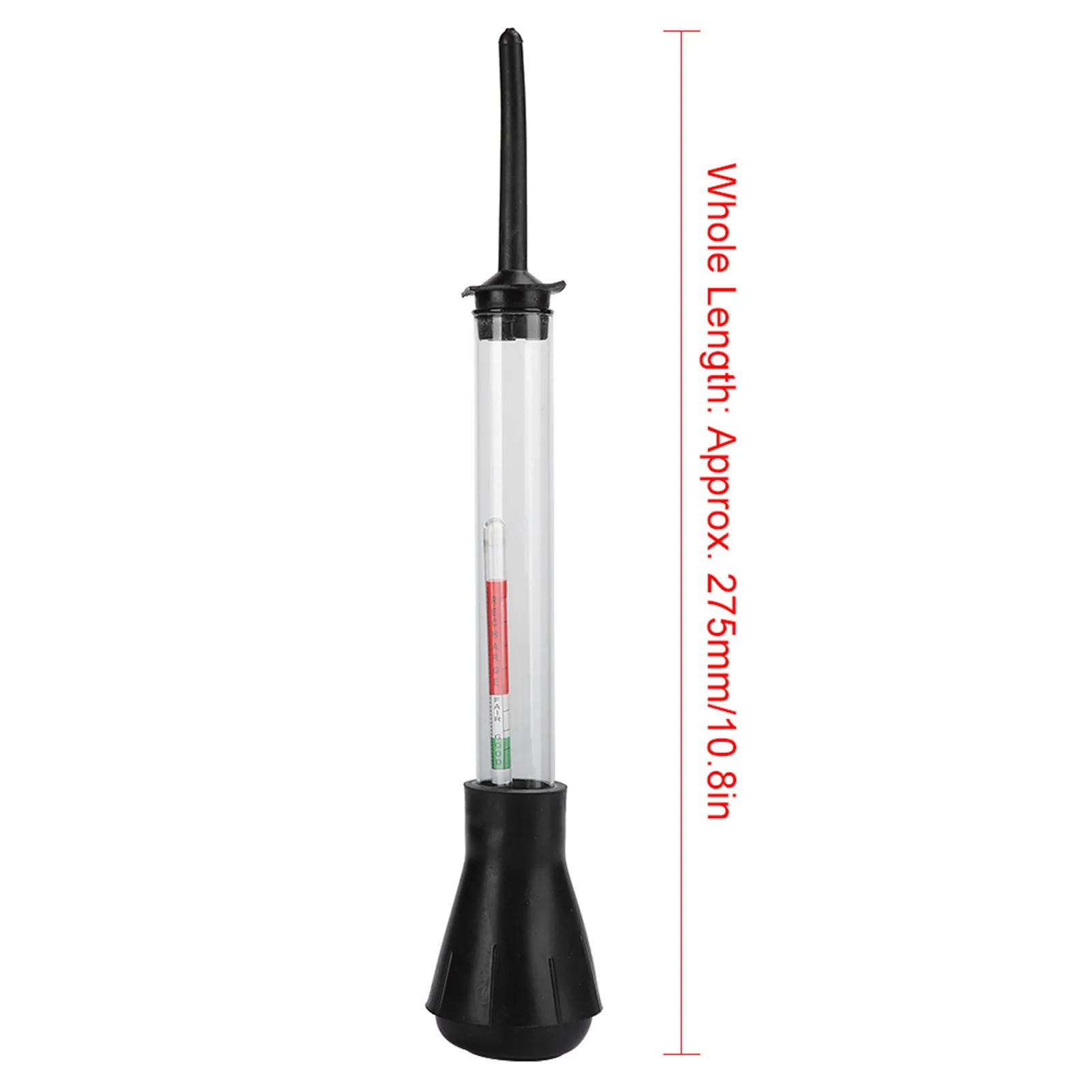 8in Car Battery Density Tester Battery Hydrometer Fast Dectection Electro-Hydraulic Density Meter Car Repairing Tools