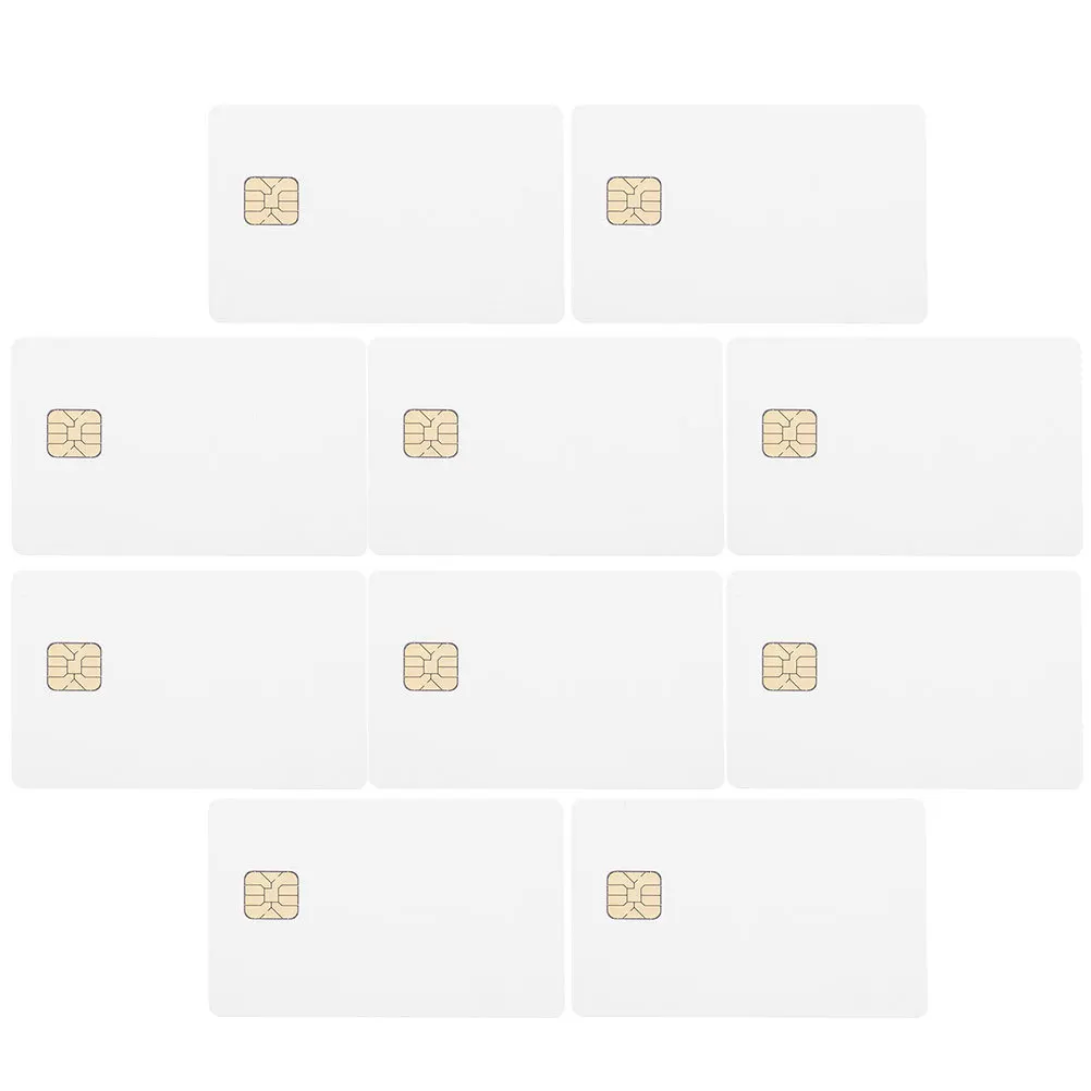 การ์ดไอซีเปล่า 20 ชิ้นพร้อมชิป 16K อินเทอร์เฟซความเร็วสูง PVC สำหรับล็อคประตูโรงแรมและแอปพลิเคชันยานยนต์