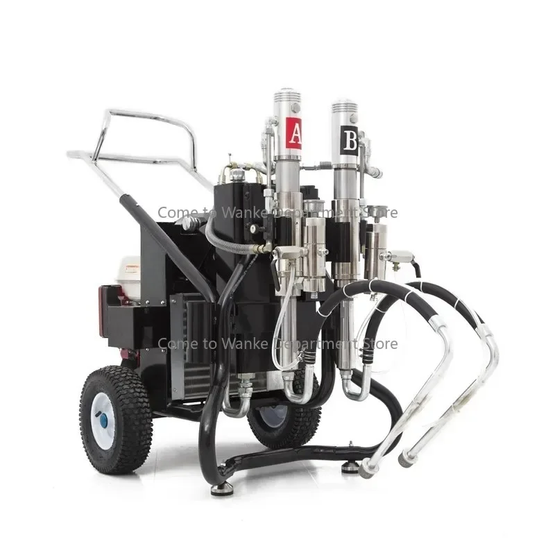 Mixing Ratio Adjusted Plural Components Waterproofing Polyurethane Material Painting Hydraulic Pump Airless Paint Sprayer