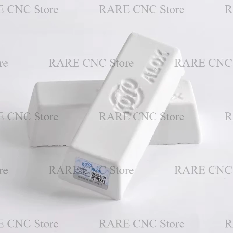 KOYO ALOX 5# White Oil Wax Buffing Polishing Compound 122*46*32mm, Mirror Finishing Paste for Stainless Steel Metal Plastic