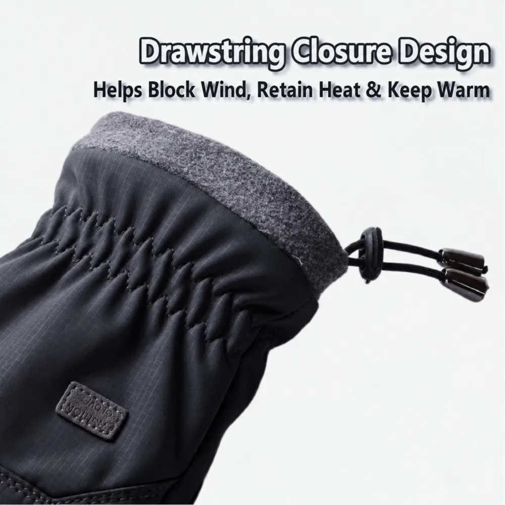 High Quality 3 Heat Levels Heated Gloves USB Heated Waterproof Heated Mittens Touch Screen Non-Slip Winter Gloves Winter